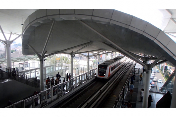 LRT Velodrome- Mangggarai Miliki Ketinggian Layang hingga 30 Meter