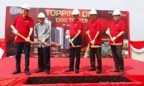 Topping Off, Podomoro Golf View Siap Hadirkan Apartemen Mewah di Selatan Jakarta