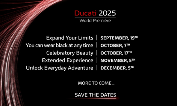 Ducati World Première 2025 : Ducati Akan Luncurkan Model Baru Mulai 19 September