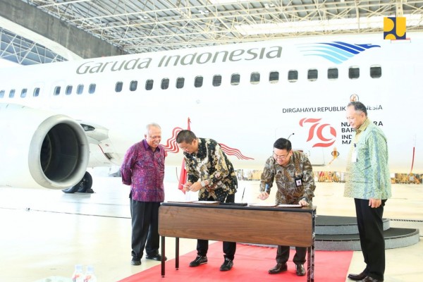 Kolaborasi OIKN dan Garuda Indonesia Sambut HUT ke-79 RI di IKN