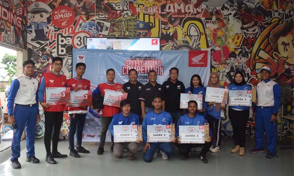 Inilah Jawara Kompetisi Safety Riding Motor Honda Regional Jakarta-Tangerang