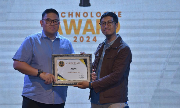 AION Indonesia Raih Penghargaan Best New Comer EV Car