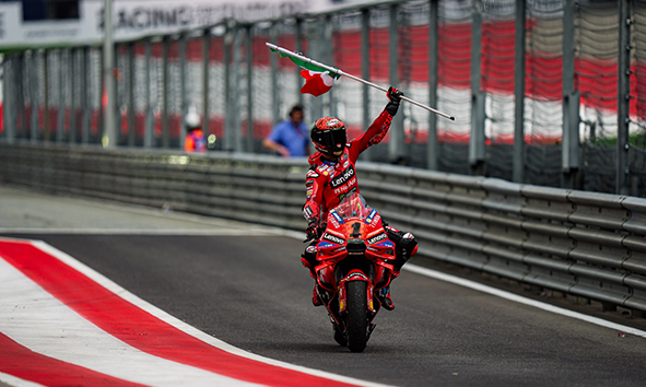 Tim Ducati Lenovo Berada di Puncak Podium di Austria Untuk Ketiga kalinya berturut-turut