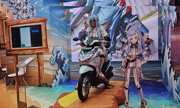 Kolaborasi New Honda BeAT dan Kobo Kaneru Jadi Bukti Kreativitas di Indonesia Comic Con 2024