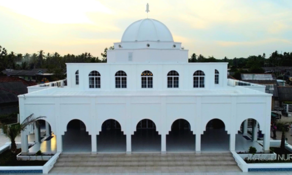 Alhamdulillah, Pendiri TIKI dan JNE Meresmikan Masjid Nur’aini di Kurau Barat, Kepulauan Bangka Belitung