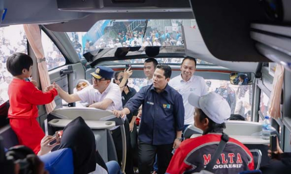 274 Armada DAMRI Hadir dalam Mudik Gratis BUMN 2023