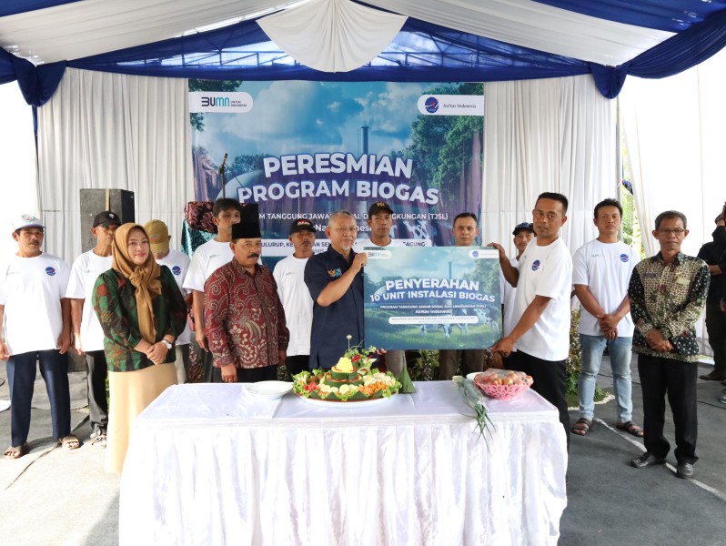 Tekan Emisi dan Biaya Energi, AirNav Indonesia Hadirkan Biogas untuk Desa Ngelurup