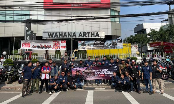 Horor Rasa Asyik, Wahana Ajak Komunitas Motor Honda ADV Kumpul Bareng