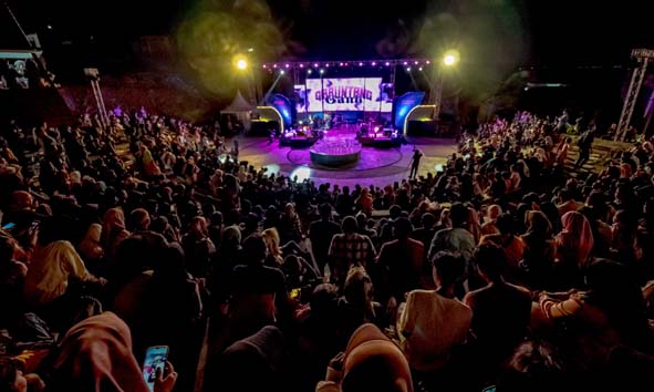 ASDP Gelar Pesta Tahun Baru di Kawasan Bakauheni Harbour City, Lebih Dari 15 Ribu Orang Kunjungi Siger Park