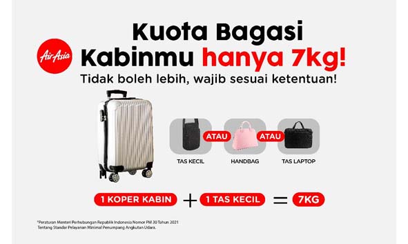 Bersiap Hadapi Mudik dan Libur Lebaran 2024, Simak Ketentuan Bagasi Kabin Indonesia AirAsia