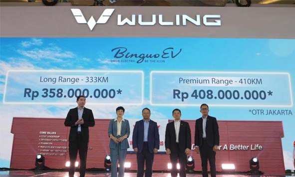 Wuling Resmi Luncurkan Mobil Listrik Hatchback BinguoEV Dalam Dua Varian