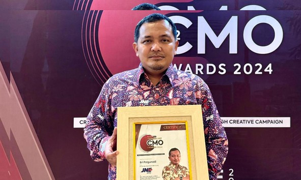 JNE Raih Penghargaan Best Chief Marketing Officer (CMO) Award 2024