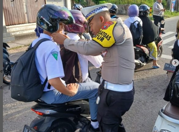 Polres Pelabuhan Tanjung Priok Tindak 107 Pelanggar Lalulintas, Terbanyak Parkir Bahu Jalan