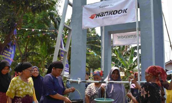 Sediakan Air Bersih bagi Ratusan KK di Bekasi, Hankook Tire Bangun Instalasi Pompa Air