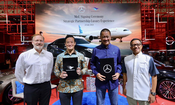 Mercedes-Benz dan Garuda Indonesia Perkenalkan Kolaborasi Strategis Melalui Program Luxury Experience