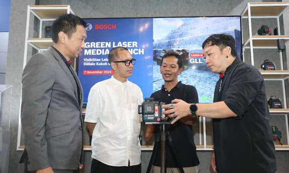 Bosch Tawarkan Presisi Optimal Berteknologi Laser Garis Hijau