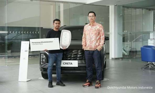 Pemenang Undian Test Drive Program RodaKebaikan Bawa Pulang Hyundai CRETA Alpha