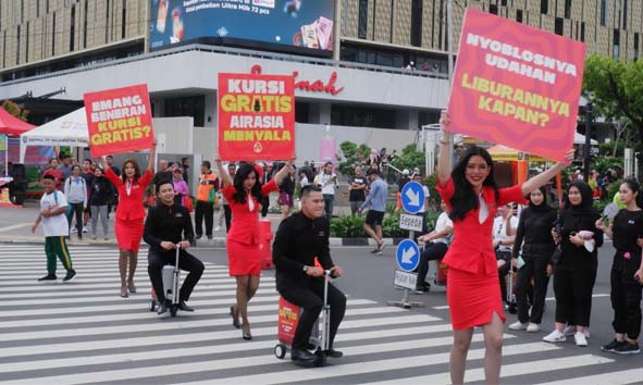 Dukung Peningkatan Kunjungan Wisman ke Indonesia, Indonesia AirAsia Hadirkan Promo Free Seat dan Terbang Hemat Rute Internasional