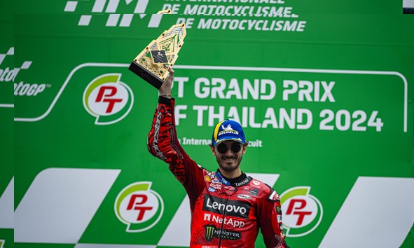 Tim Ducati Lenovo Meraih Gelar Juara Dunia Tim MotoGP di Buriram