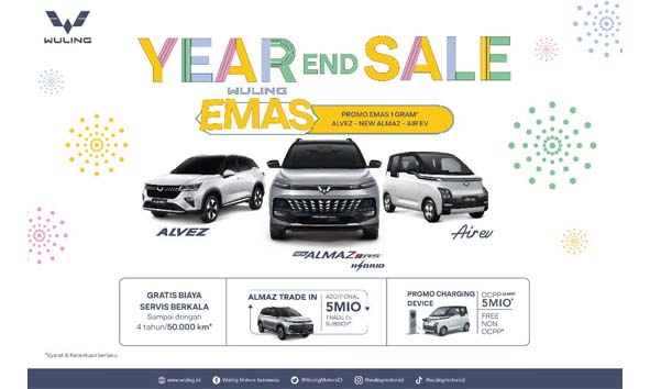 Wuling Menggelar Program Promo ‘Year End Sale’ Menyambut Akhir Tahun 2023