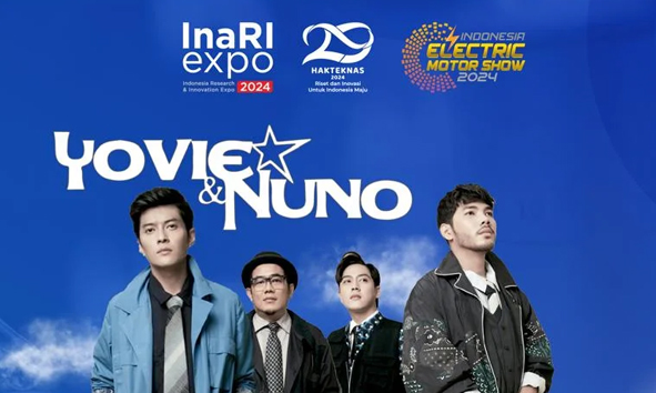 Yovie & Nuno Melengkapi Kesuksesan Penutupan Gelaran InaRI Expo dan IEMS 2024