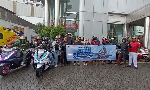 Inilah Keseruan Honda PCX 160 City Rolling Bareng Awak Media ke HPMD