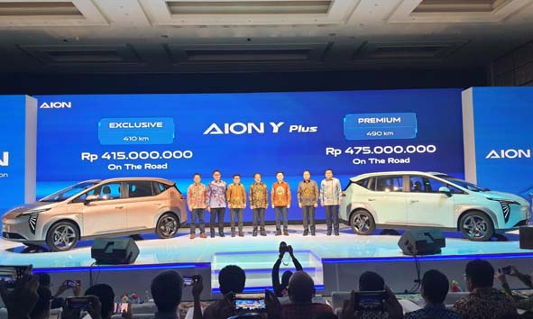 GAC AION Resmi Hadirkan Mobil Listrik Pintar AION Y Plus Untuk Indonesia