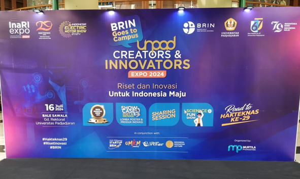 Kolaborasi BRIN dan Unpad Gelar “Unpad Creators & Innovators Expo 2024”