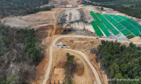 Brantas Abipraya Bangun Tol Karangjoang-KKT Kariangau di IKN