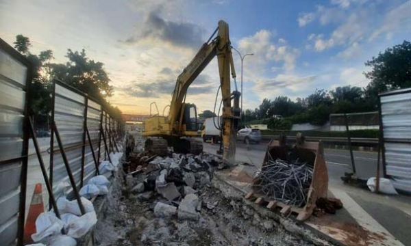 Lakukan Pemeliharaan, HK Imbau Pengguna Jalan Gunakan Alternatif Jalur